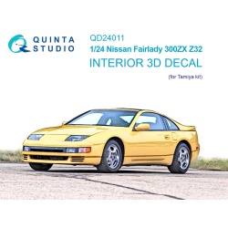 Quinta Studio QD24011, Nissan Fairlady 3D-Printed Interior decal (forTAM), 1:24