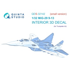 Quinta Studio QDS32142, MiG-29 Fulcrum C 3D-Printed Interior decal (Trump), 1:32